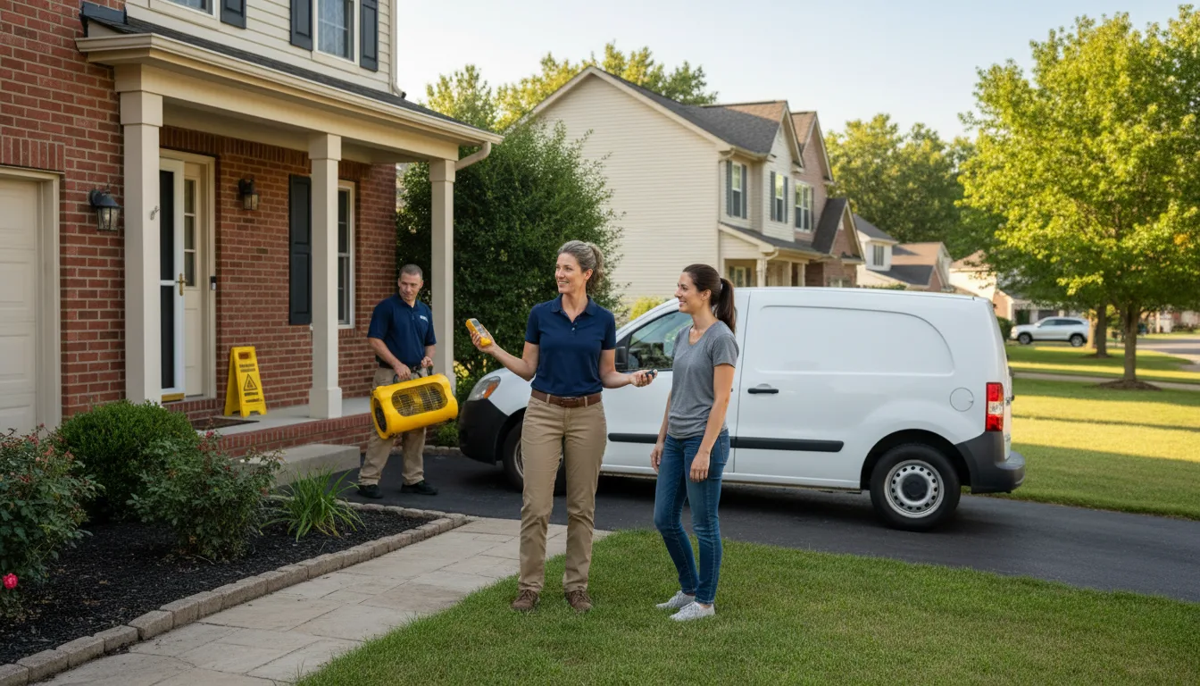 Residential water damage restoration in Clarendon, NC